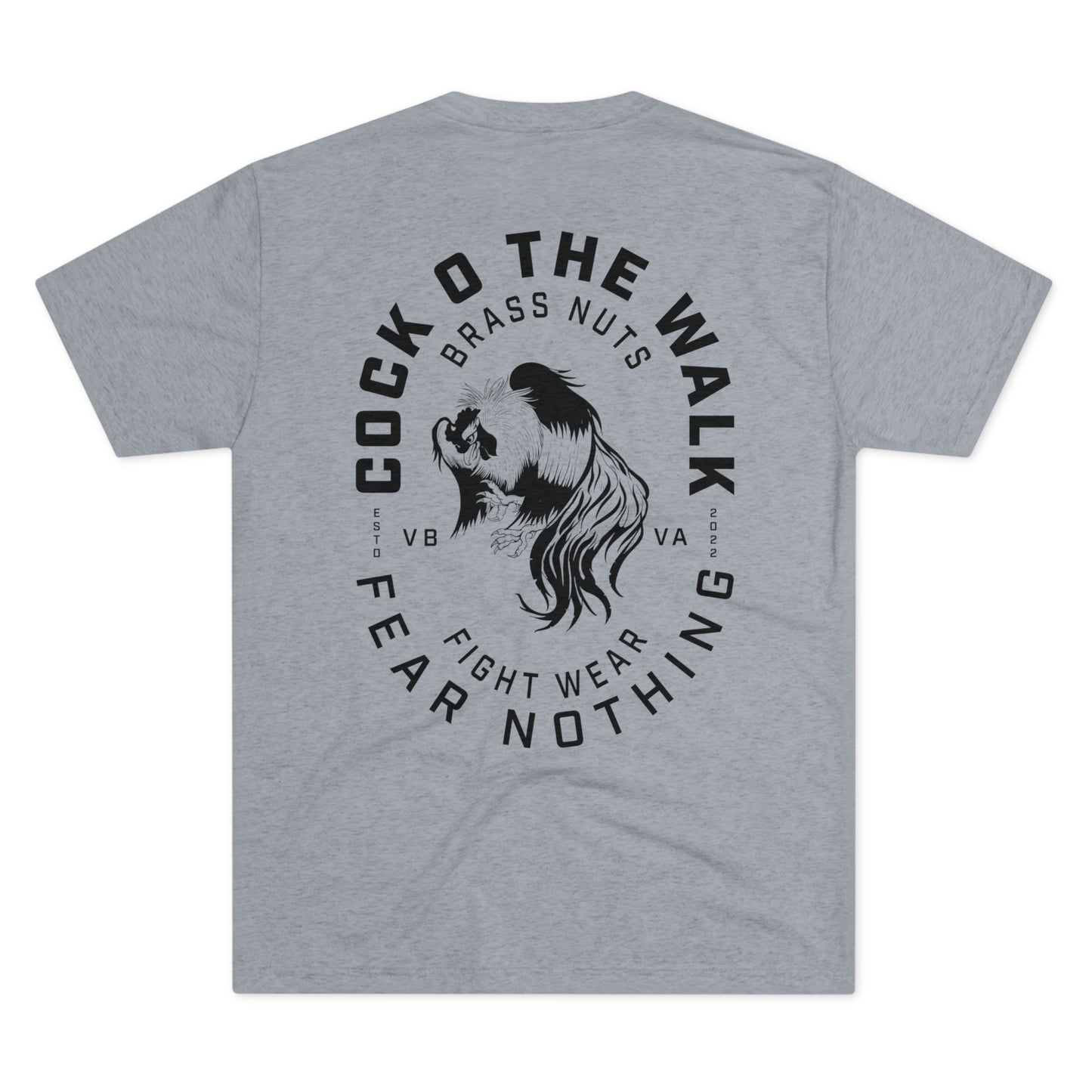 BNFW x MKNG Cock O The Walk (B&W) Tri-Blend Crew Tee