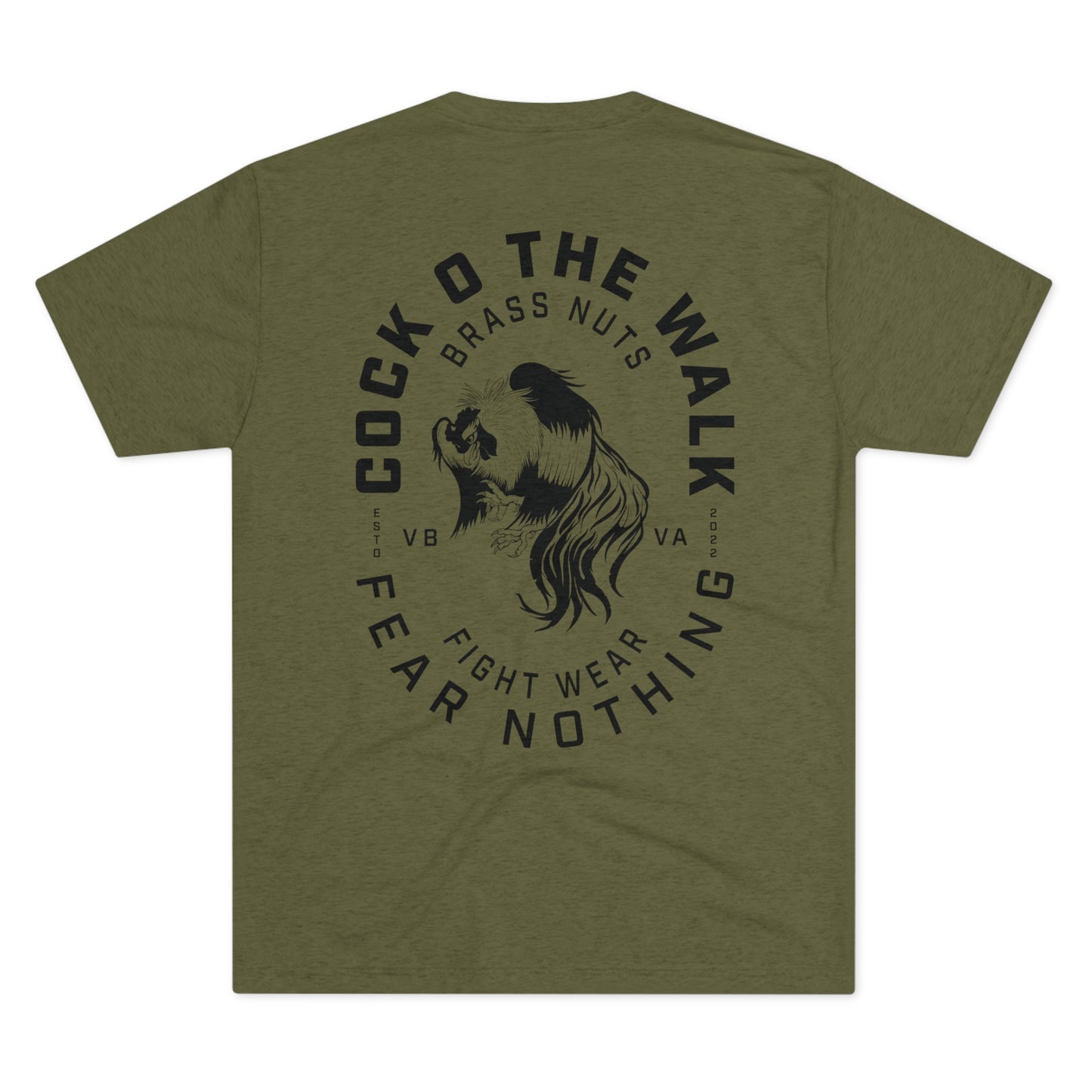 BNFW x MKNG Cock O The Walk (B&W) Tri-Blend Crew Tee