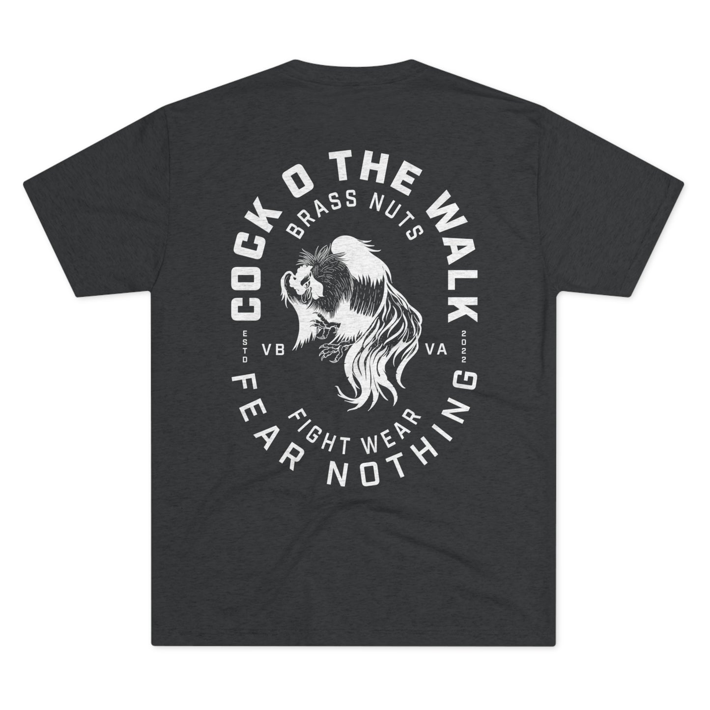 BNFW x MKNG Cock O The Walk (B&W) Tri-Blend Crew Tee