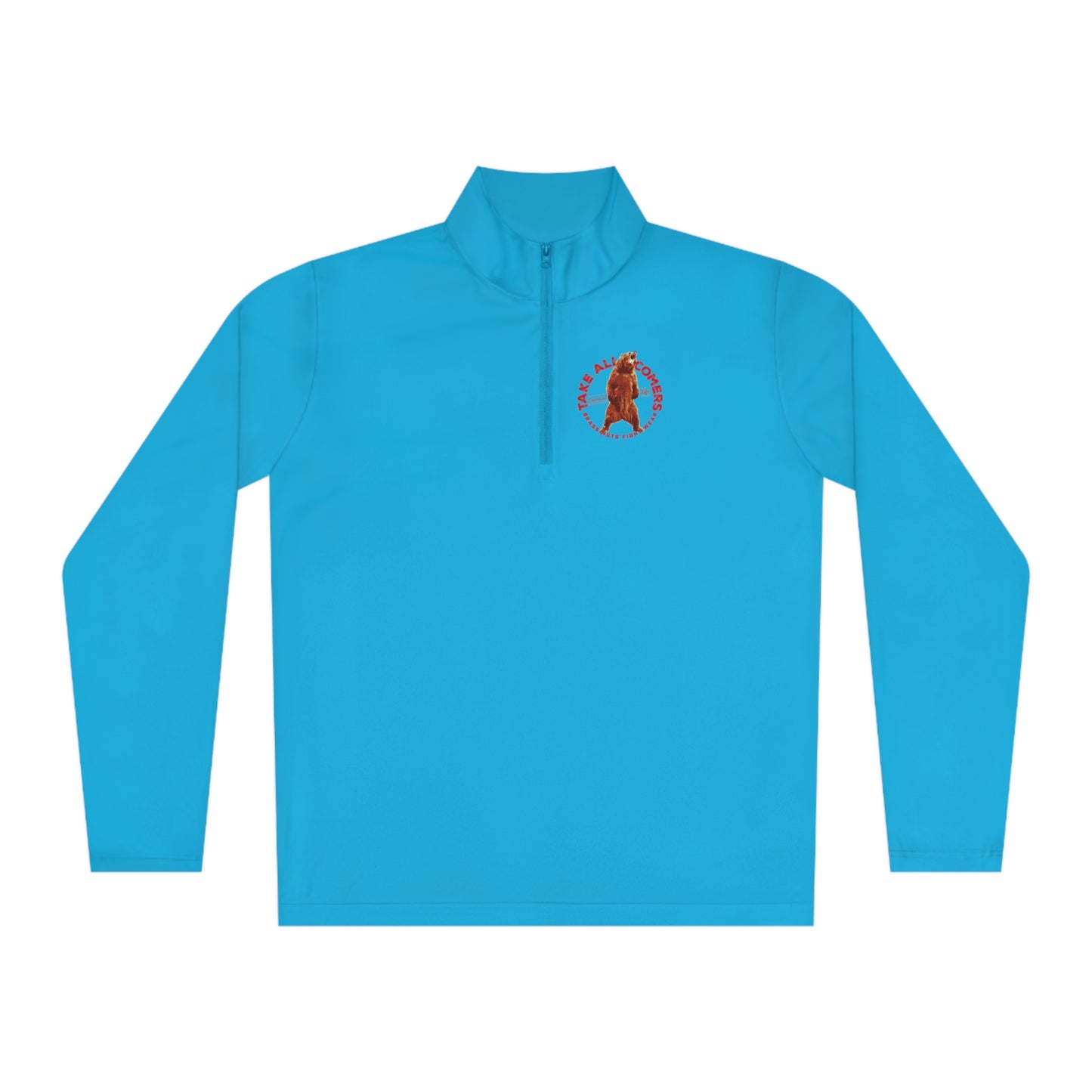 Battle Bear Unisex Quarter-Zip Pullover