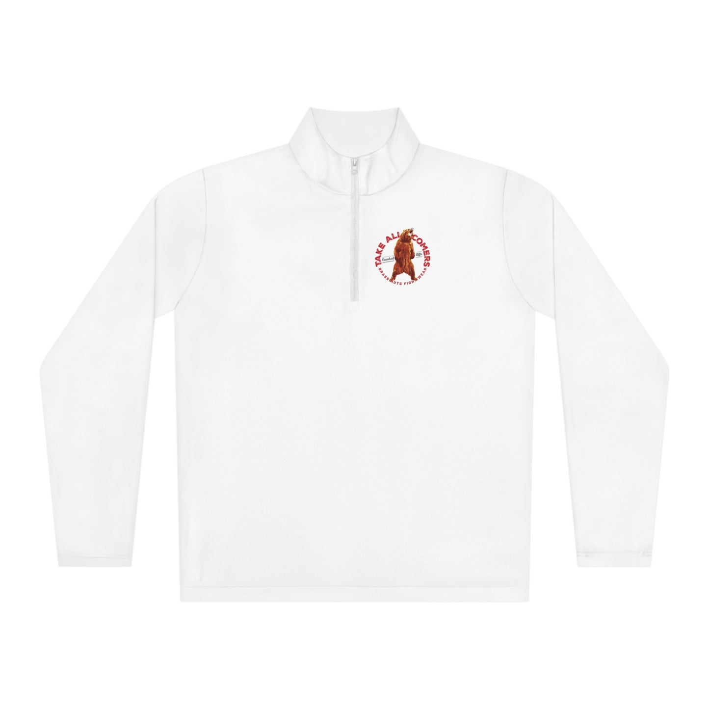 Battle Bear Unisex Quarter-Zip Pullover