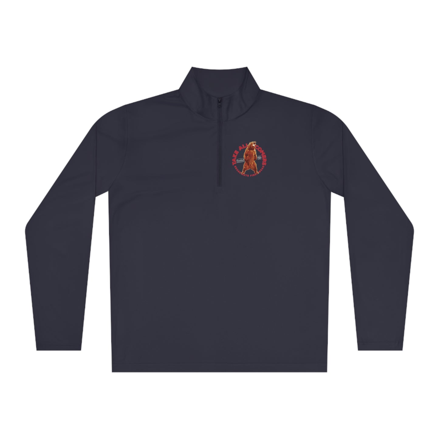 Battle Bear Unisex Quarter-Zip Pullover