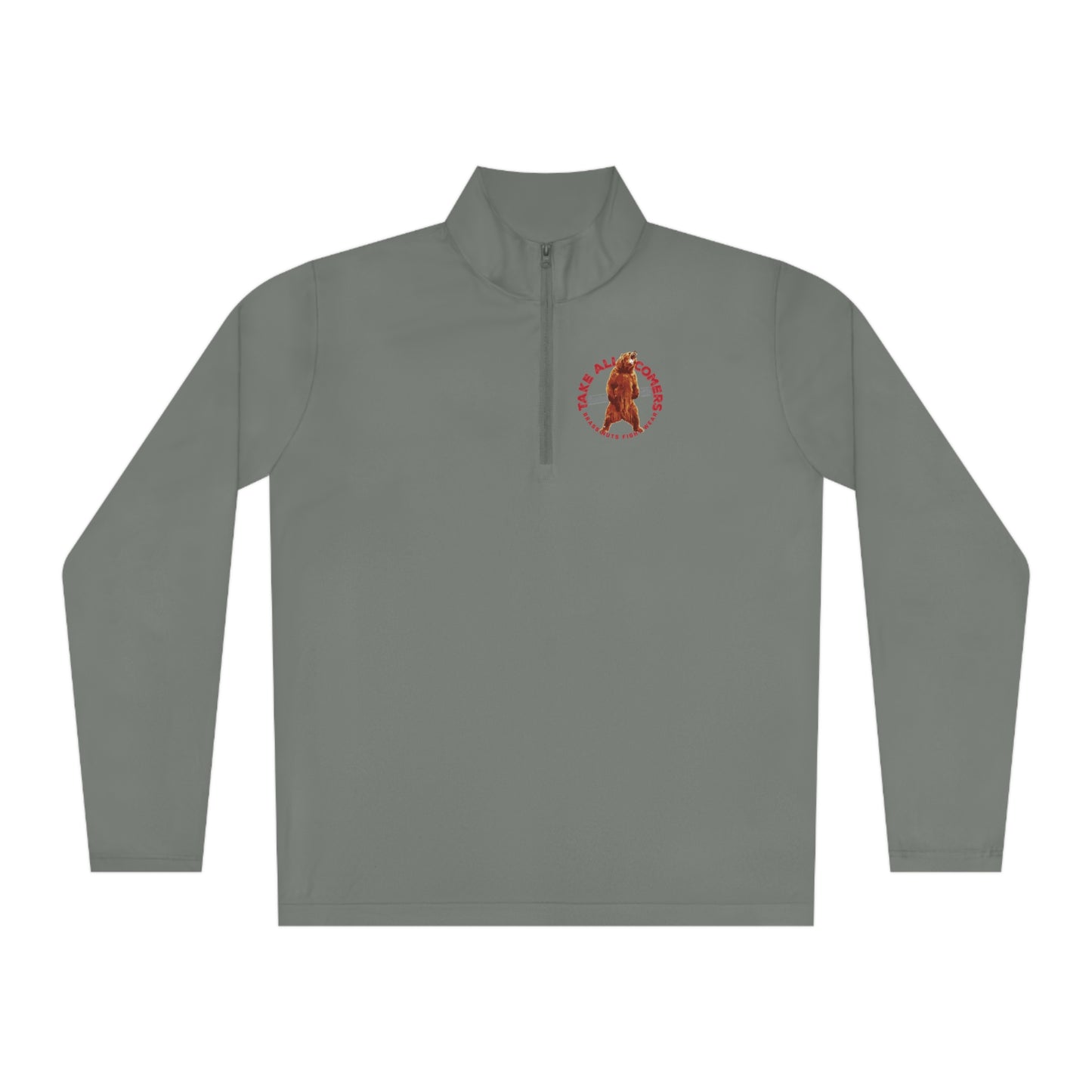 Battle Bear Unisex Quarter-Zip Pullover