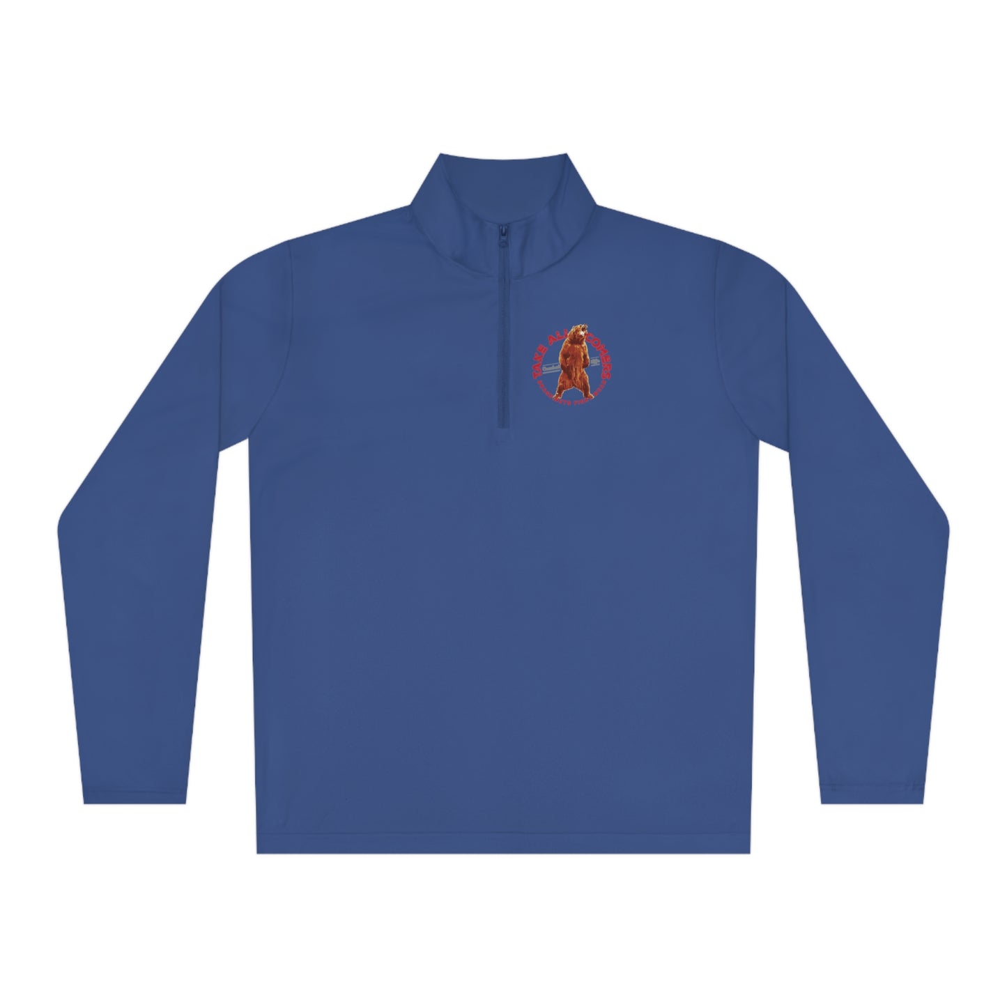 Battle Bear Unisex Quarter-Zip Pullover