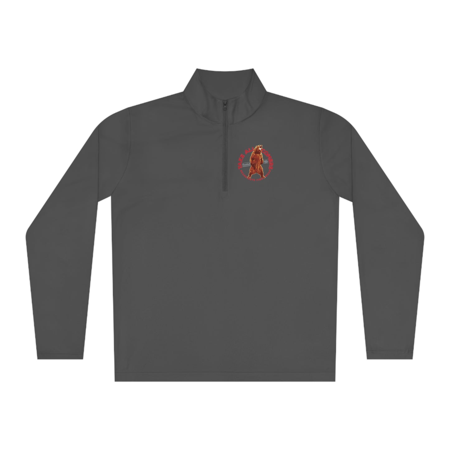 Battle Bear Unisex Quarter-Zip Pullover