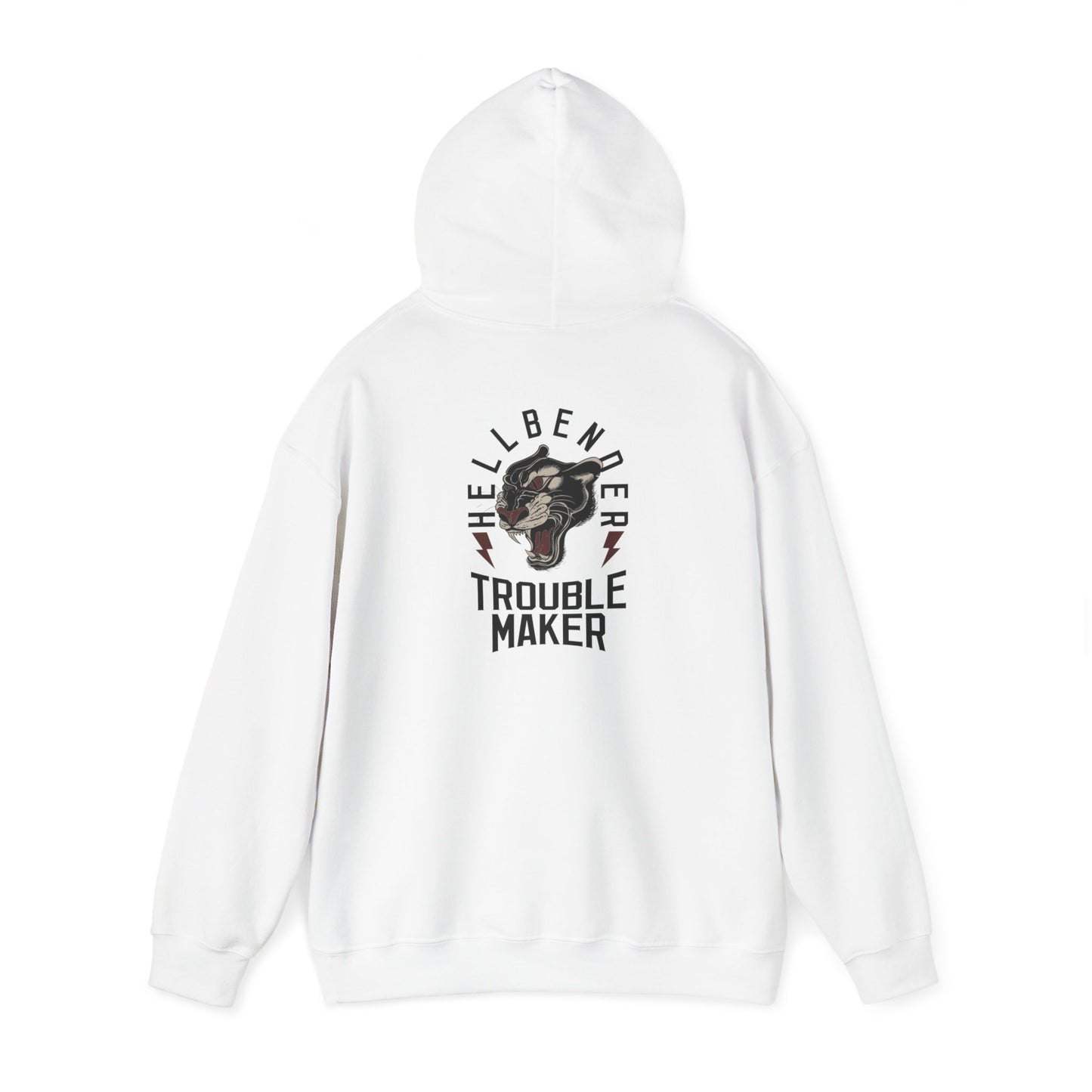 BNFW x MKNG Hell Bender Trouble Maker Unisex Heavy Blend™ Hooded Sweatshirt