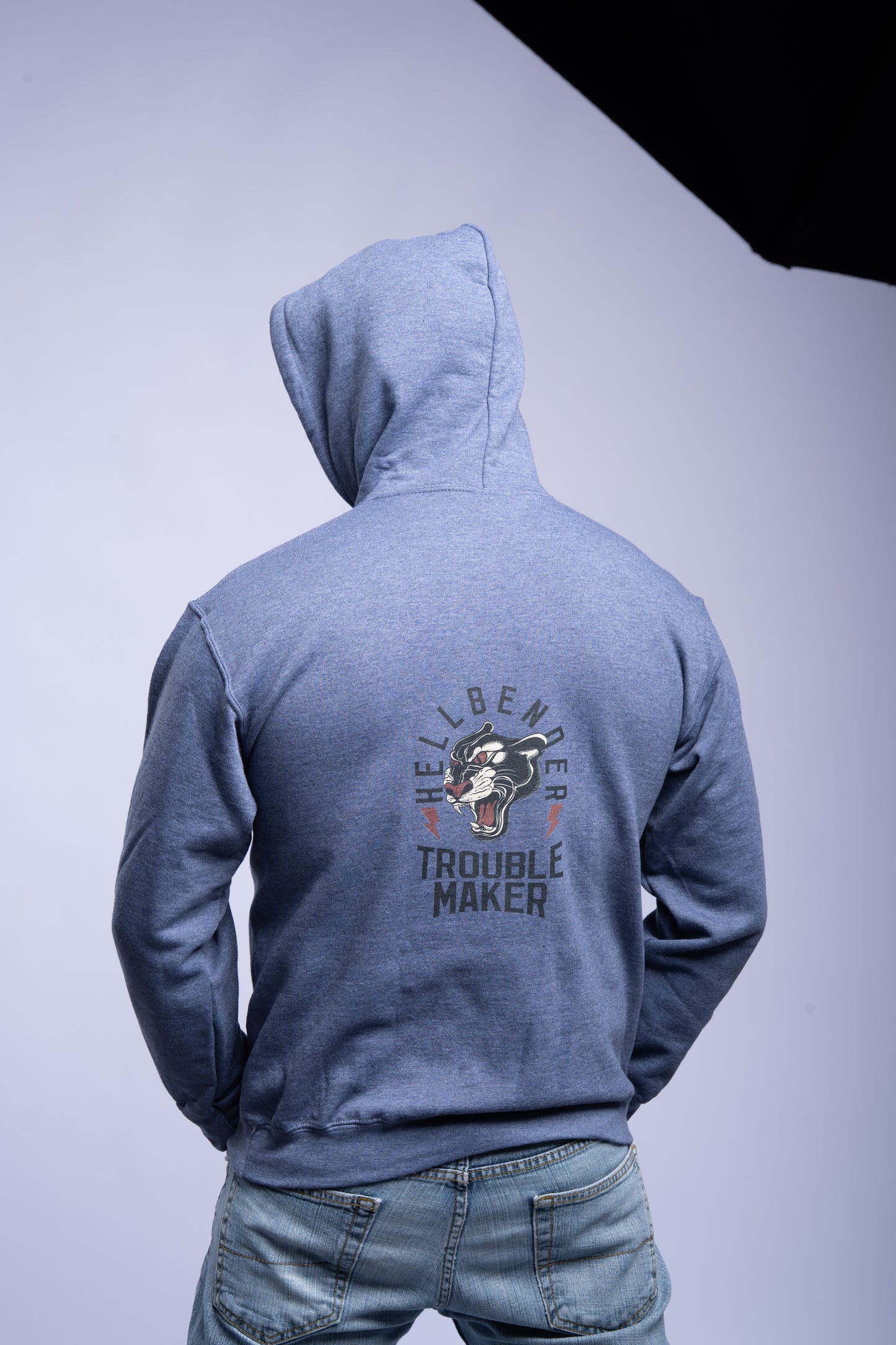 BNFW x MKNG Hell Bender Trouble Maker Unisex Heavy Blend™ Hooded Sweatshirt