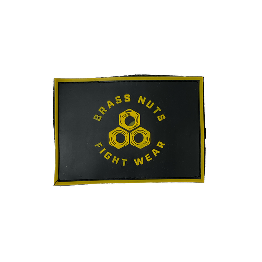 Brass Nuts Fight Wear Logo PVC/Rubber Patch