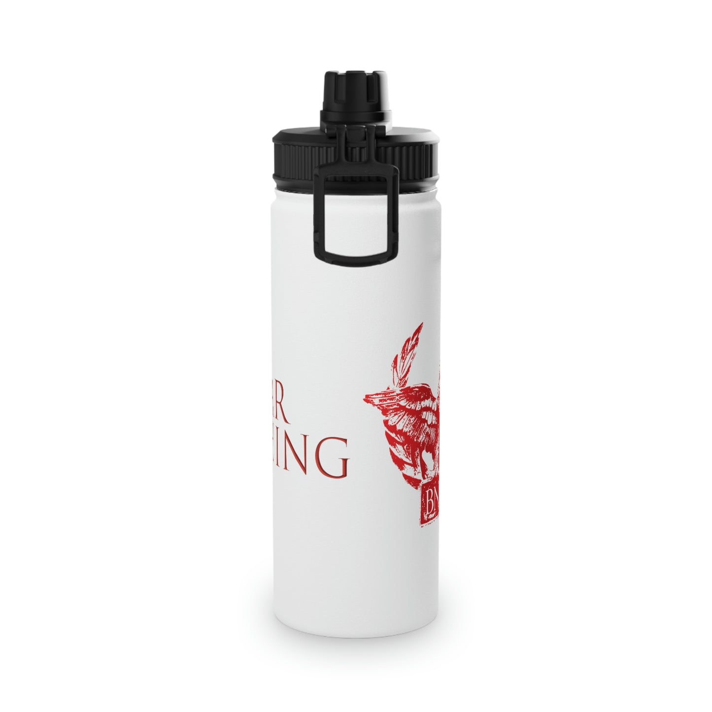 BNFW Legion "Fear Nothing" Stainless Steel Water Bottle, Sports Lid