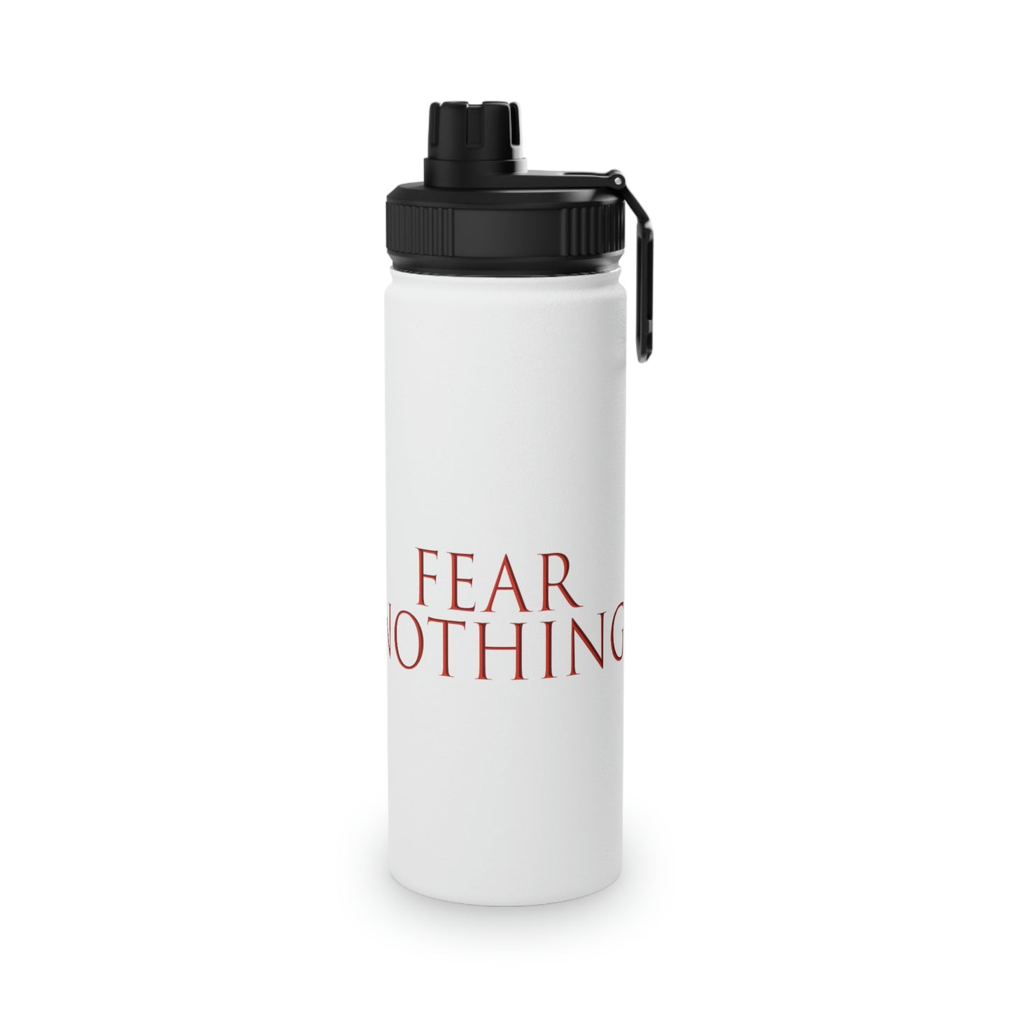 BNFW Legion "Fear Nothing" Stainless Steel Water Bottle, Sports Lid