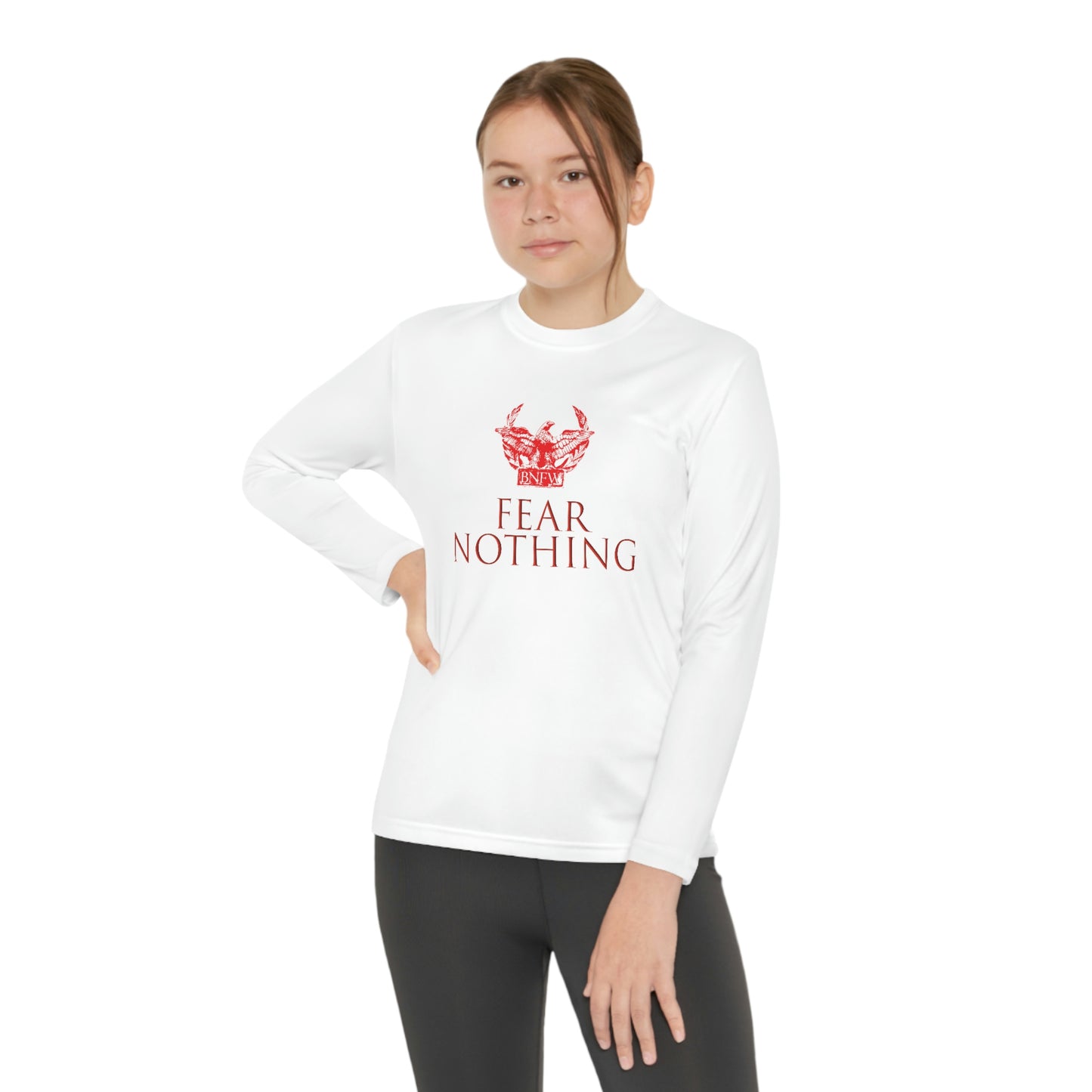 BNFW Legion "Fear Nothing" Youth Long Sleeve Competitor Tee