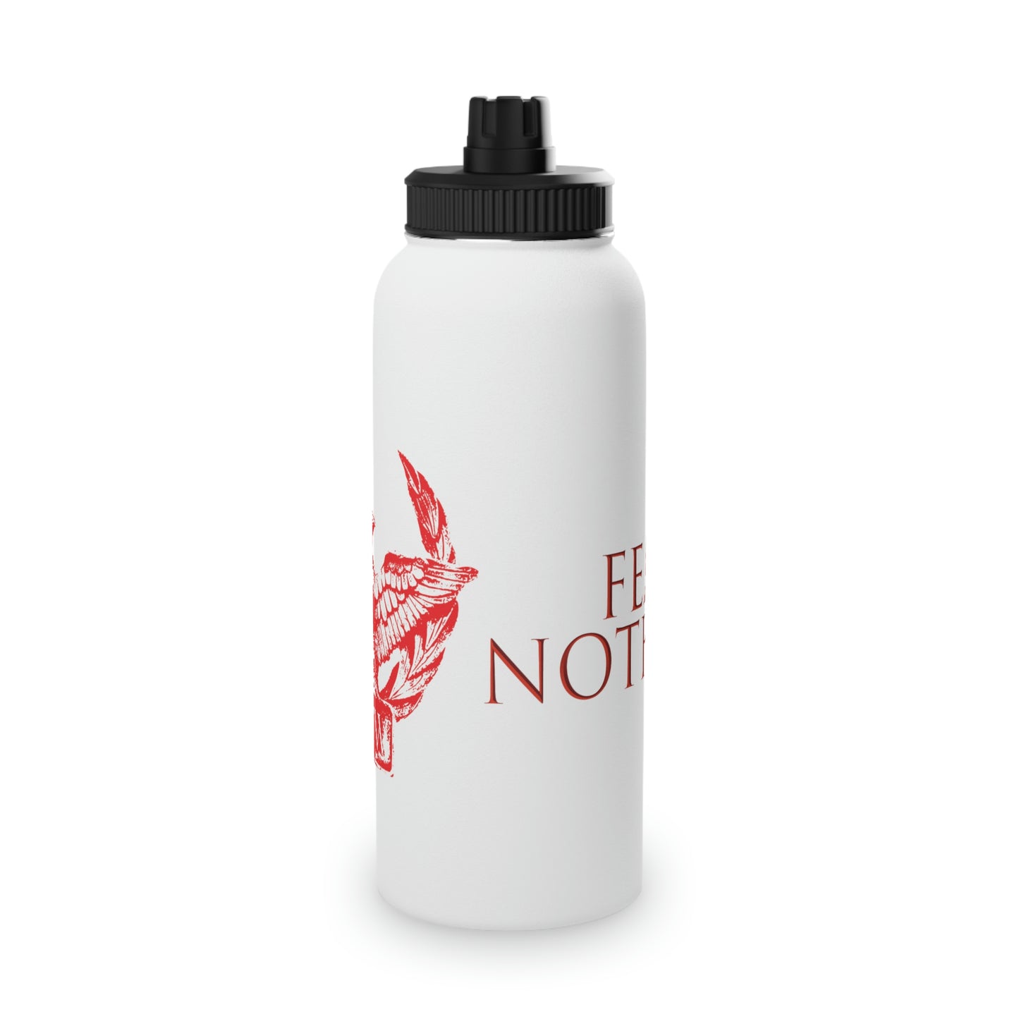 BNFW Legion "Fear Nothing" Stainless Steel Water Bottle, Sports Lid