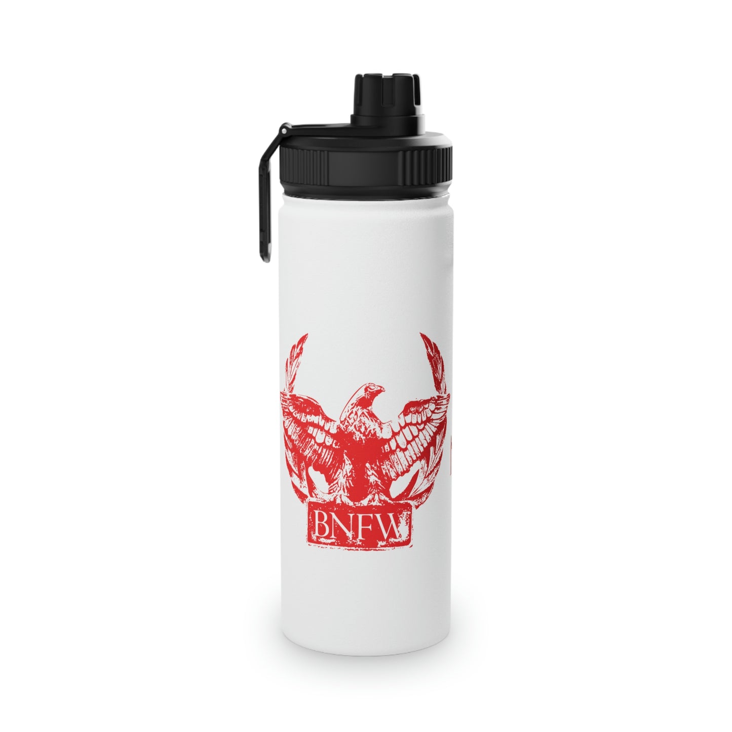 BNFW Legion "Fear Nothing" Stainless Steel Water Bottle, Sports Lid