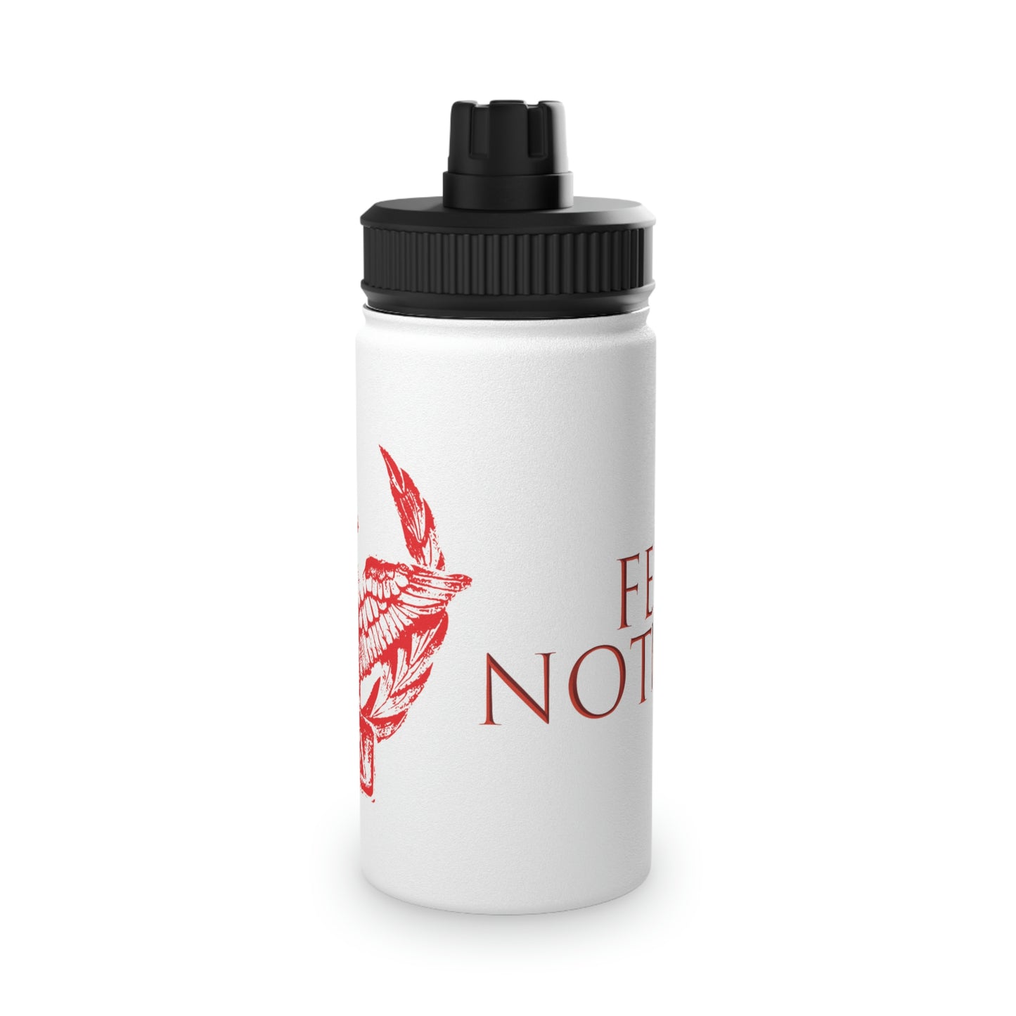 BNFW Legion "Fear Nothing" Stainless Steel Water Bottle, Sports Lid