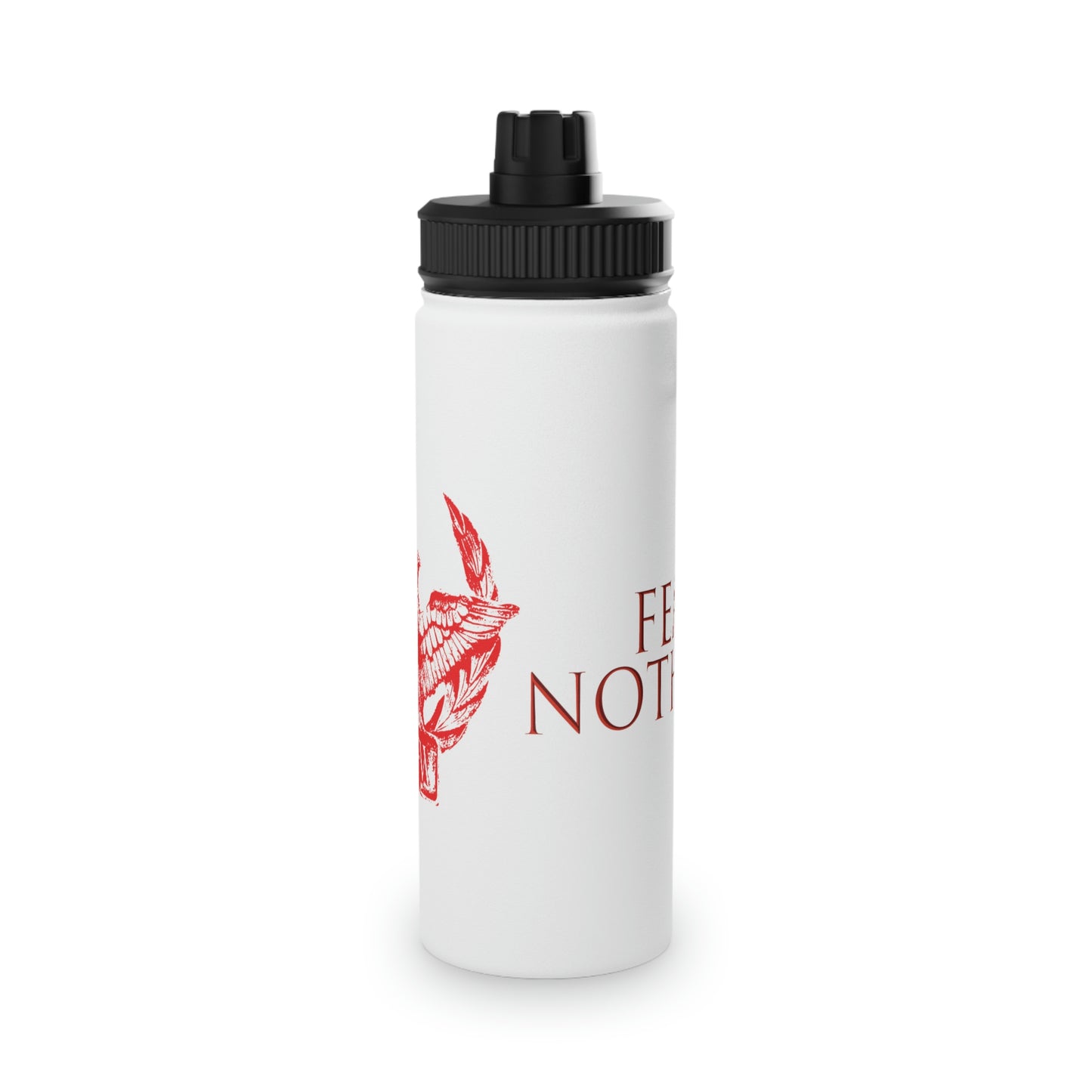 BNFW Legion "Fear Nothing" Stainless Steel Water Bottle, Sports Lid