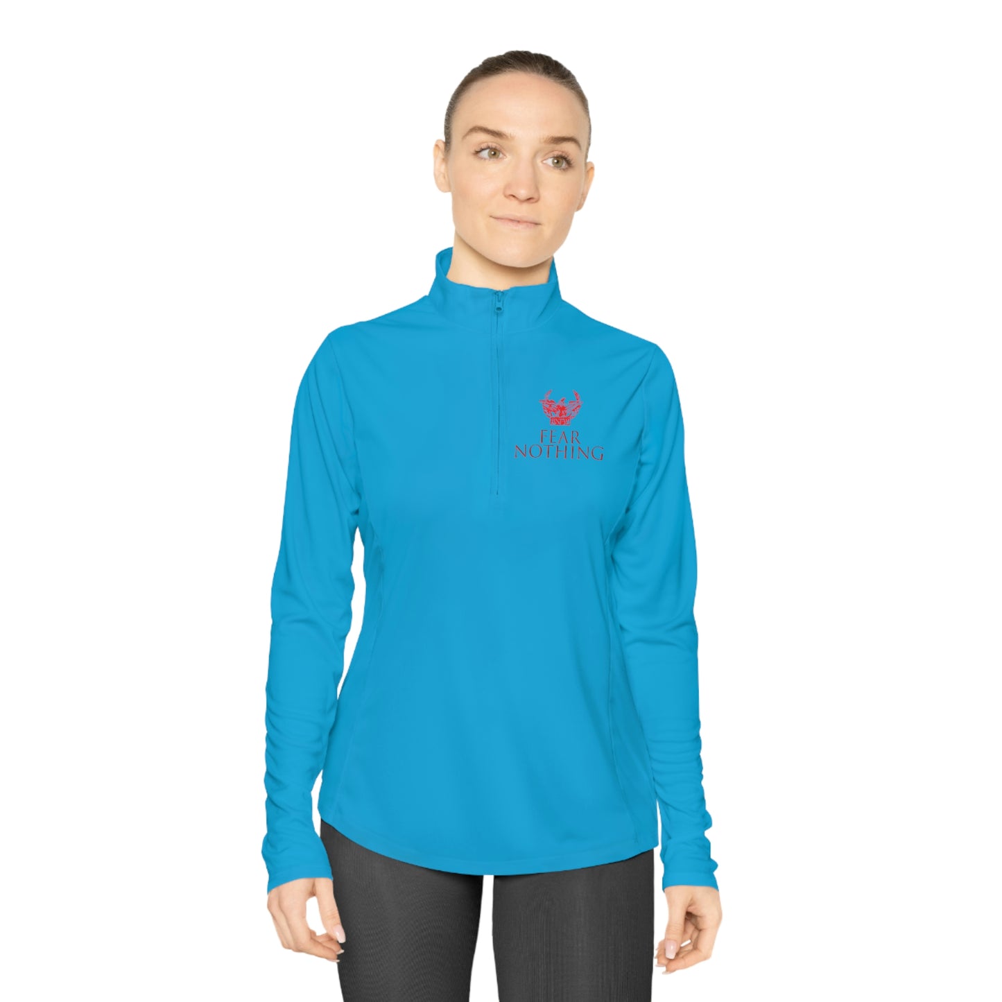 BNFW Legion FEAR NOTHING Ladies Quarter-Zip Pullover