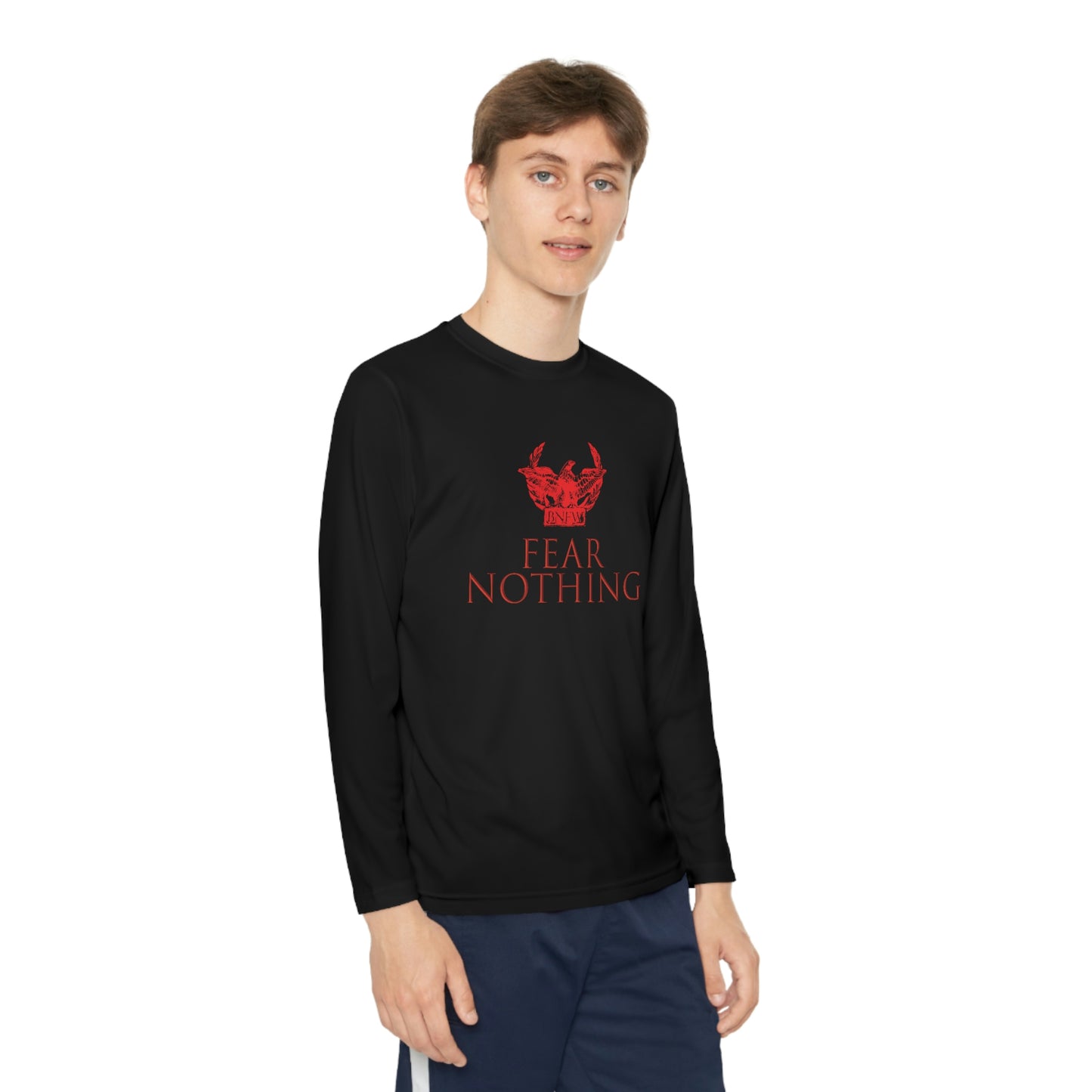 BNFW Legion "Fear Nothing" Youth Long Sleeve Competitor Tee