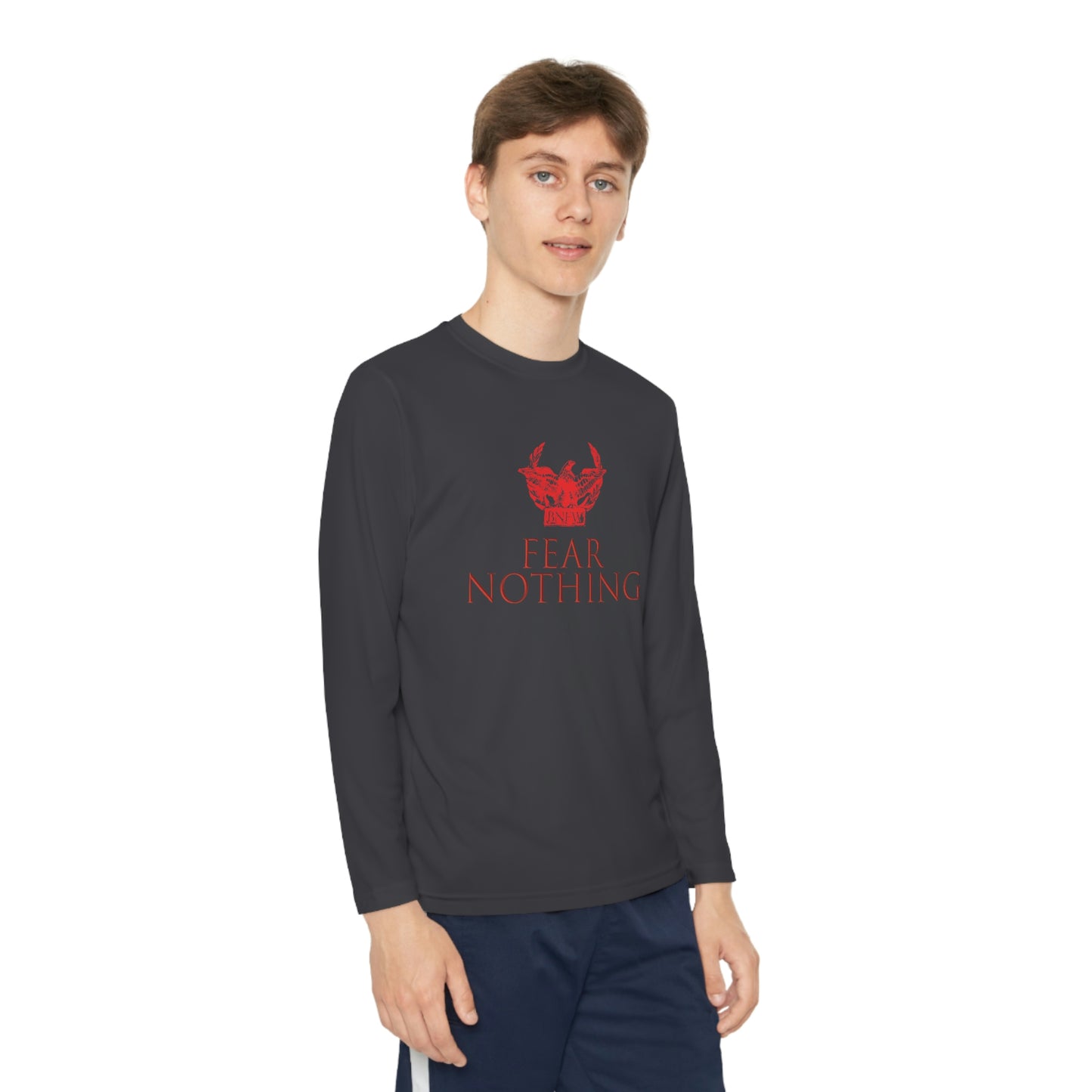 BNFW Legion "Fear Nothing" Youth Long Sleeve Competitor Tee