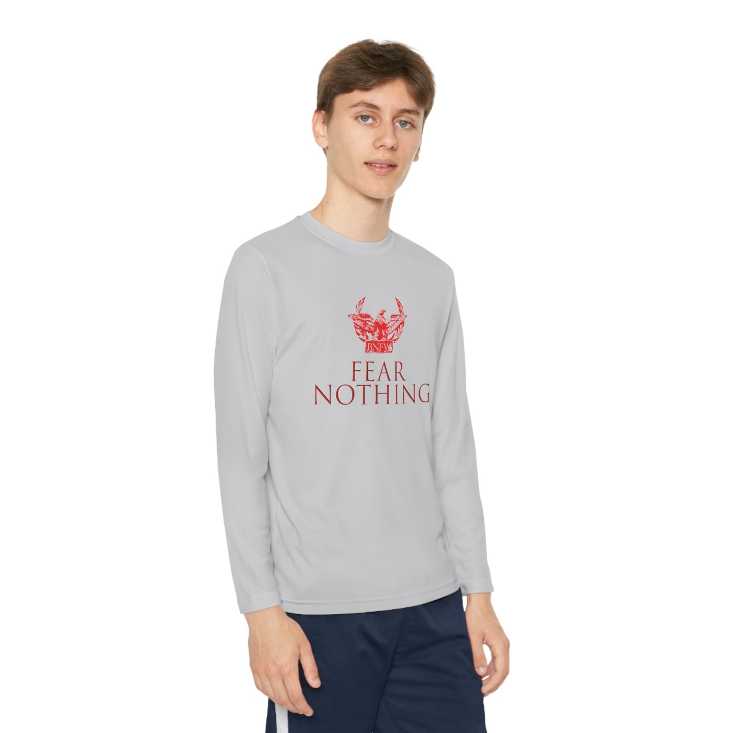 BNFW Legion "Fear Nothing" Youth Long Sleeve Competitor Tee