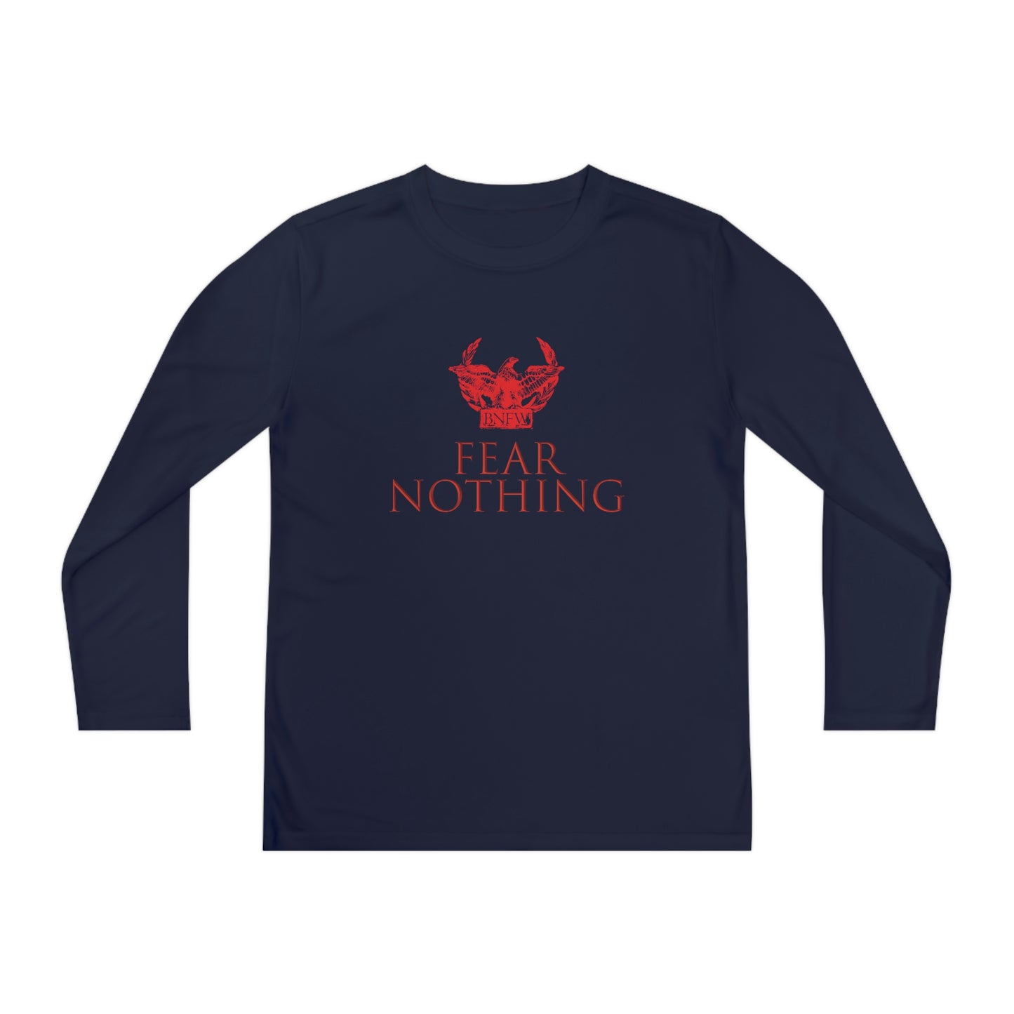 BNFW Legion "Fear Nothing" Youth Long Sleeve Competitor Tee