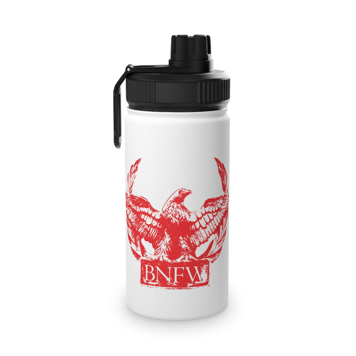 BNFW Legion "Fear Nothing" Stainless Steel Water Bottle, Sports Lid